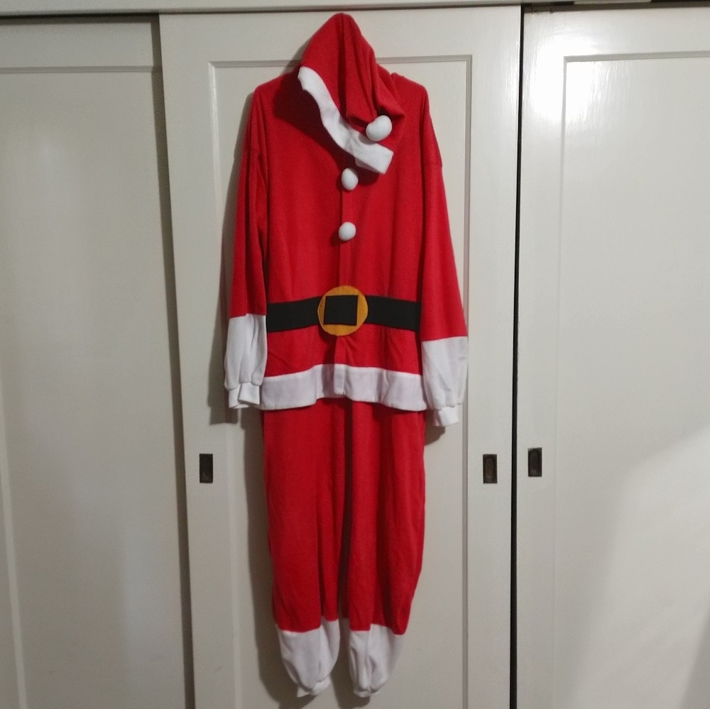 Santa Claus Christmas Holiday Onesie Kigurumi